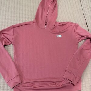 The North Face Dusty Rose lightweight hoodie shirt